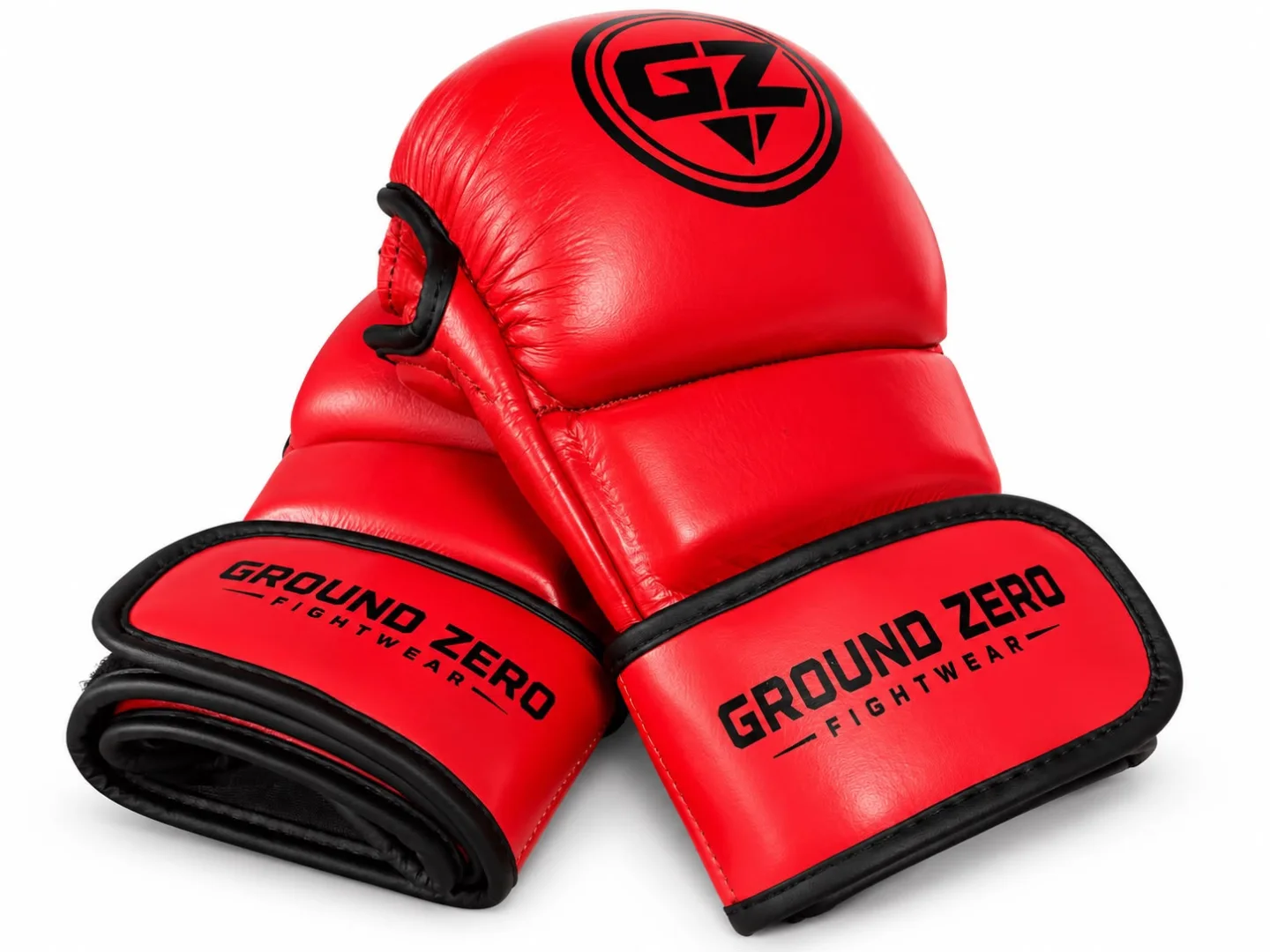Red 6OZ AMATEUR MMA GLOVES